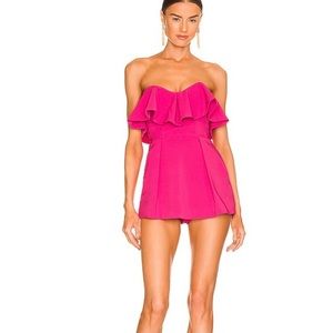 NWT! NBD x revolve pink romper.